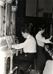 Robert Thurston Dart performing with Neville Marriner
